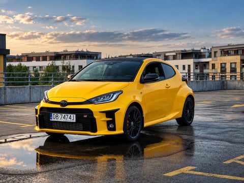 Toyota GR Yaris po sesji zdjęciowej AutSale