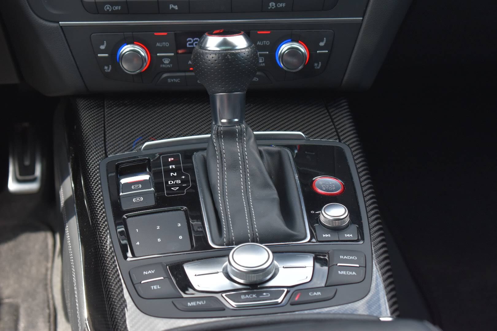 Regulacja fotela w Audi RS6