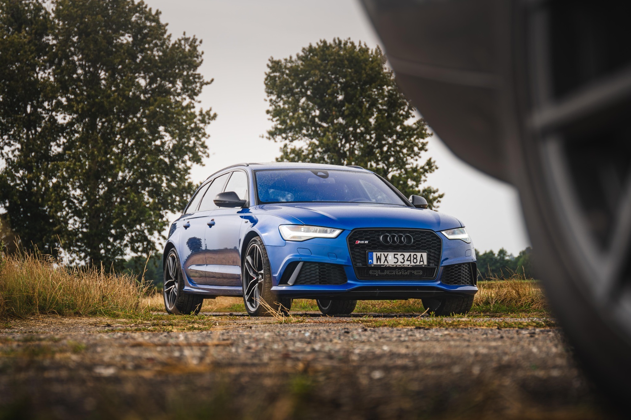 Audi RS6 C7 Performance – dynamiczne ujęcie samochodu